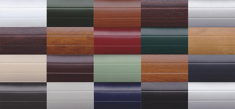 White double tempered glass aluminium exterior patio folding doors on China WDMA