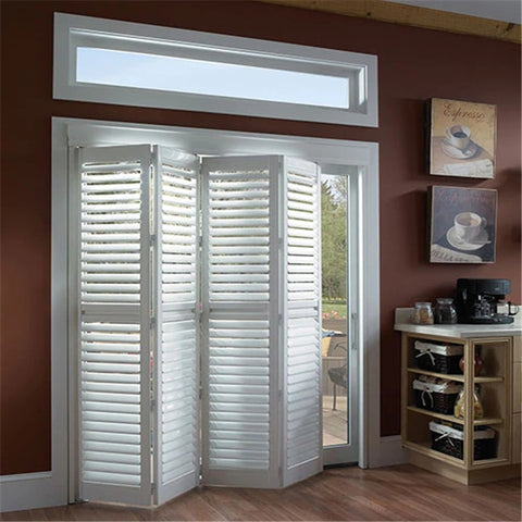 Screen Lowes Pine Bifold Shutter Doors Louvered Pocket Doors Aluminum Louver Folding Door on China WDMA
