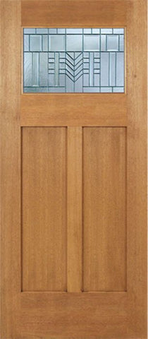 WDMA 36x80 Door (3ft by 6ft8in) Exterior Mahogany Pearce Single Door w/ C Glass 1