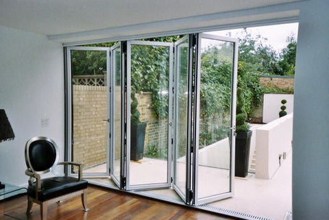 Aluminium Bi Transparent Partition Soundproof Insulated Accordion Malaysia Patio Glass Aluminum Folding Door on China WDMA
