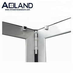 Aluminium bi folding corner glass doors with AS 2047 on China WDMA