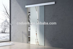 Aluminium frameless sliding exterior glass door indoor sliding glass door on China WDMA