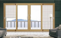 Aluminum Frame Tempered Glass Sliding Patio door on China WDMA
