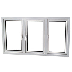 Australia standard double glazing Hinged window low price aluminium casement windows with mosquito net on China WDMA
