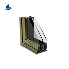 Cheap Price Classic Grey/ Silver/ wooden Color Aluminum extrusion Profile Sliding Window Frame for Glass use on China WDMA
