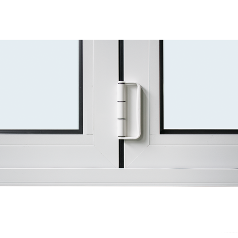 Commercial system glass aluminum bi folding accordion window on China WDMA