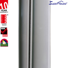 Decoration grill design bule tint tempered glass aluminium lift sliding windows on China WDMA