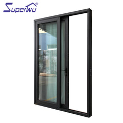 Factory Directly Sell jalousie doors interior temporary folding door swinging shutter on China WDMA