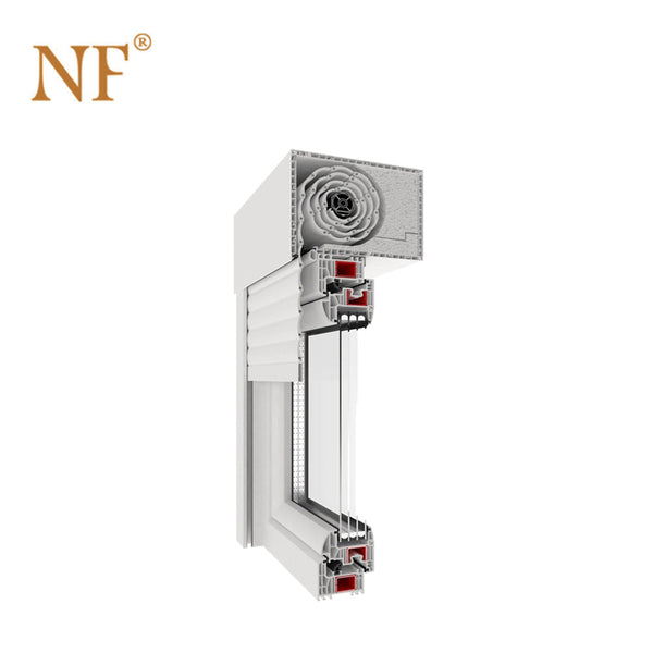 German brand motor electric motorized roller shutter blind jalousie window on China WDMA