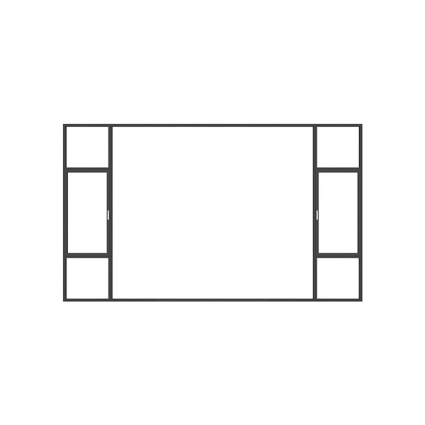 WDMA Aluminum Hung window Anodized frame aluminium doors and windows