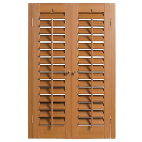 China Custom Horizontal Wooden Color Security Basswood Window Decoration Shutters on China WDMA