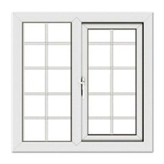 WDMA China Supplier Customized Designs White Vinyl Double Glazed UPVC Sliding Windows