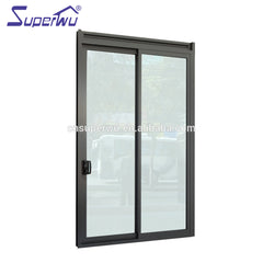 High quality powder coating insulated aluminum double glass sliding patio doors on China WDMA