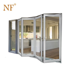 Interior Aluminum Bifold built in blind Panels Door Lowes on China WDMA