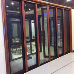 Latest decoration design germany flash sale frame decorative garage sliding screen door window screen