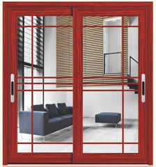 Made in China guaranteed quality sliding doors bedroom partition door tempered aluminum glass door on China WDMA