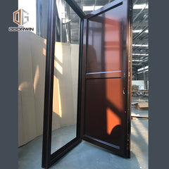 Manufactory direct jalousie doors for sale installing louvered images of wooden with glass on China WDMA