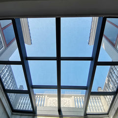 New design aluminium horizontal bi-folding vertical patio rain proof windows on China WDMA