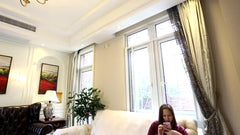 Hansi lowes aluminum sliding garage one way rollers rope screen door on China WDMA