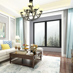 Soundproof large size fixed aluminium corner window