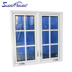 USA popular type crank casement window french window with mosquito net on China WDMA