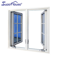 USA popular type crank casement window french window with mosquito net on China WDMA