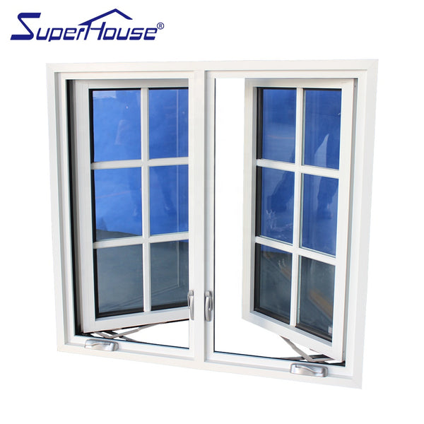 USA popular type crank casement window french window with mosquito net on China WDMA