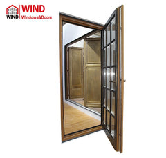 bi folding exterior bifold exterior doors double glass glazed design big window on China WDMA