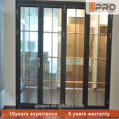customize aluminum bathroom glass decorative aluminum screen doors commercial thermal break laminated glass bifold door on China WDMA