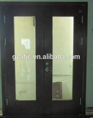 hot sale fireproof glass door, fire rated interior doors, double glass windows price on China WDMA