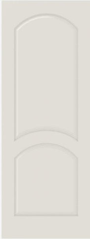 WDMA 12x80 Door (1ft by 6ft8in) Interior Bifold Smooth 2030 MDF 2 Panel Arch Panel Single Door 1