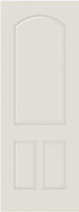 WDMA 12x80 Door (1ft by 6ft8in) Interior Swing Smooth 3200 MDF 3 Panel Arch Panel Single Door 1