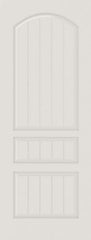 WDMA 12x80 Door (1ft by 6ft8in) Interior Barn Smooth SV3020 MDF PLANK/V-GROOVE 3 Panel Arch Panel Single Door 1