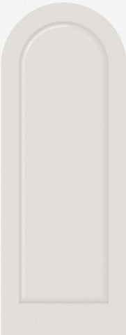 WDMA 12x80 Door (1ft by 6ft8in) Interior Swing Smooth 1040R MDF 1 Panel Round Top and Panel Single Door 1