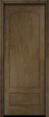 WDMA 18x80 Door (1ft6in by 6ft8in) Interior Swing Mahogany 3/4 Arch Raised Panel Solid Exterior or Single Door 7