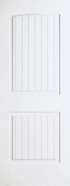 WDMA 18x96 Door (1ft6in by 8ft) Interior Barn Smooth 96in Santa Fe Hollow Core Single Door|1-3/8in Thick 1