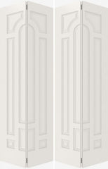 WDMA 20x80 Door (1ft8in by 6ft8in) Interior Barn Smooth 8030 MDF 8 Panel Arch Panel Double Door 2