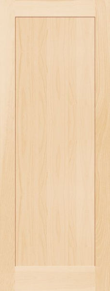 WDMA 20x84 Door (1ft8in by 7ft) Interior Pocket Paint grade 7910 Wood 1 Panel Contemporary Modern Shaker Single Door 1
