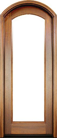 WDMA 34x78 Door (2ft10in by 6ft6in) Patio Mahogany Full View 1 Lite Impact Single Door/Arch Top 1-3/4 Thick 1