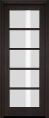 WDMA 34x78 Door (2ft10in by 6ft6in) French Barn Mahogany 5 Lite TDL Exterior or Interior Single Door 3