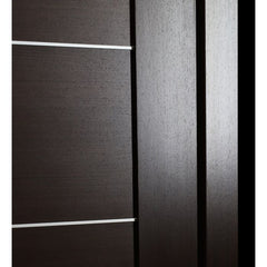 WDMA 48x80 Door (4ft by 6ft8in) Interior Barn Wenge Prefinished Massimo 201 Modern Double Door 9