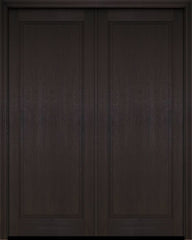 WDMA 52x96 Door (4ft4in by 8ft) Interior Swing Mahogany Full Raised Panel Solid Exterior or Double Door 2