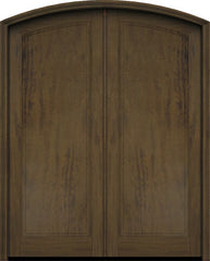 WDMA 60x78 Door (5ft by 6ft6in) Exterior Barn Mahogany Full Arch Panel Arch Top Double Entry Door 3