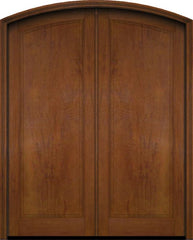WDMA 60x78 Door (5ft by 6ft6in) Exterior Barn Mahogany Full Arch Panel Arch Top Double Entry Door 4