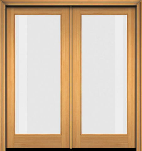 WDMA 72x84 Door (6ft by 7ft) Patio Fir 84in Full Lite 1 Lite Double Door 1