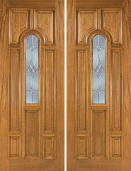 WDMA 72x96 Door (6ft by 8ft) Exterior Mahogany Talbot Double Door w/ C Glass 1