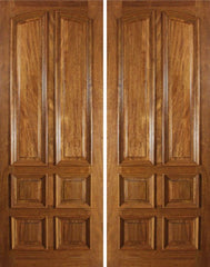 WDMA 72x96 Door (6ft by 8ft) Exterior Mahogany Bristol Double Door - 8ft Tall 1