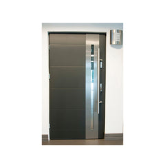China WDMA Burglar Proof Designs 304 Stainless Steel Safety Entry Residential Door Modern Exterior Stainless Steel Front Door
