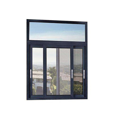 China WDMA 3 Tracks Aluminium Sliding Window