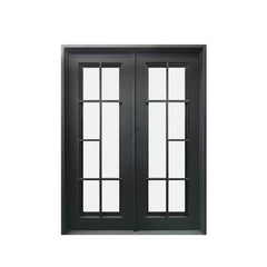 China WDMA wrought iron patio door